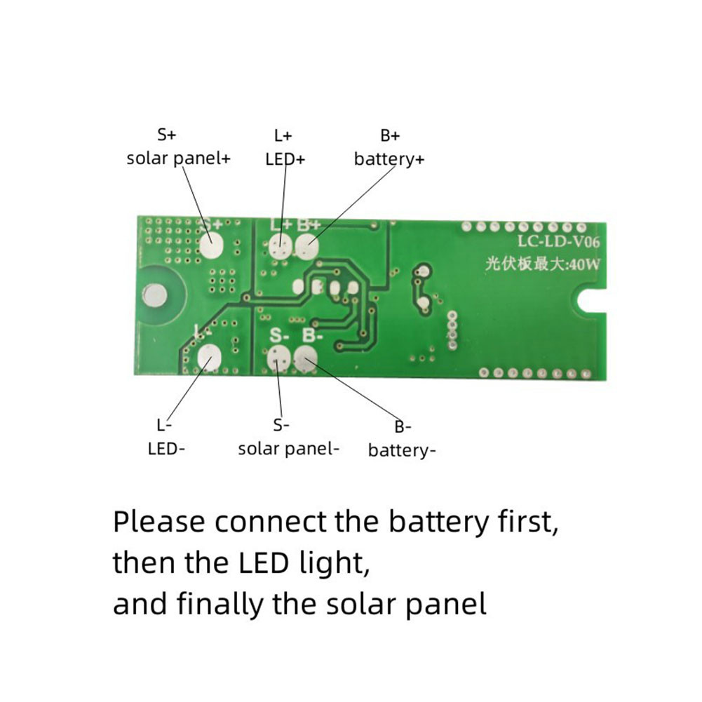3.2V 3.7V Remote Control Solar Street Light Control Panel Radar Human ...