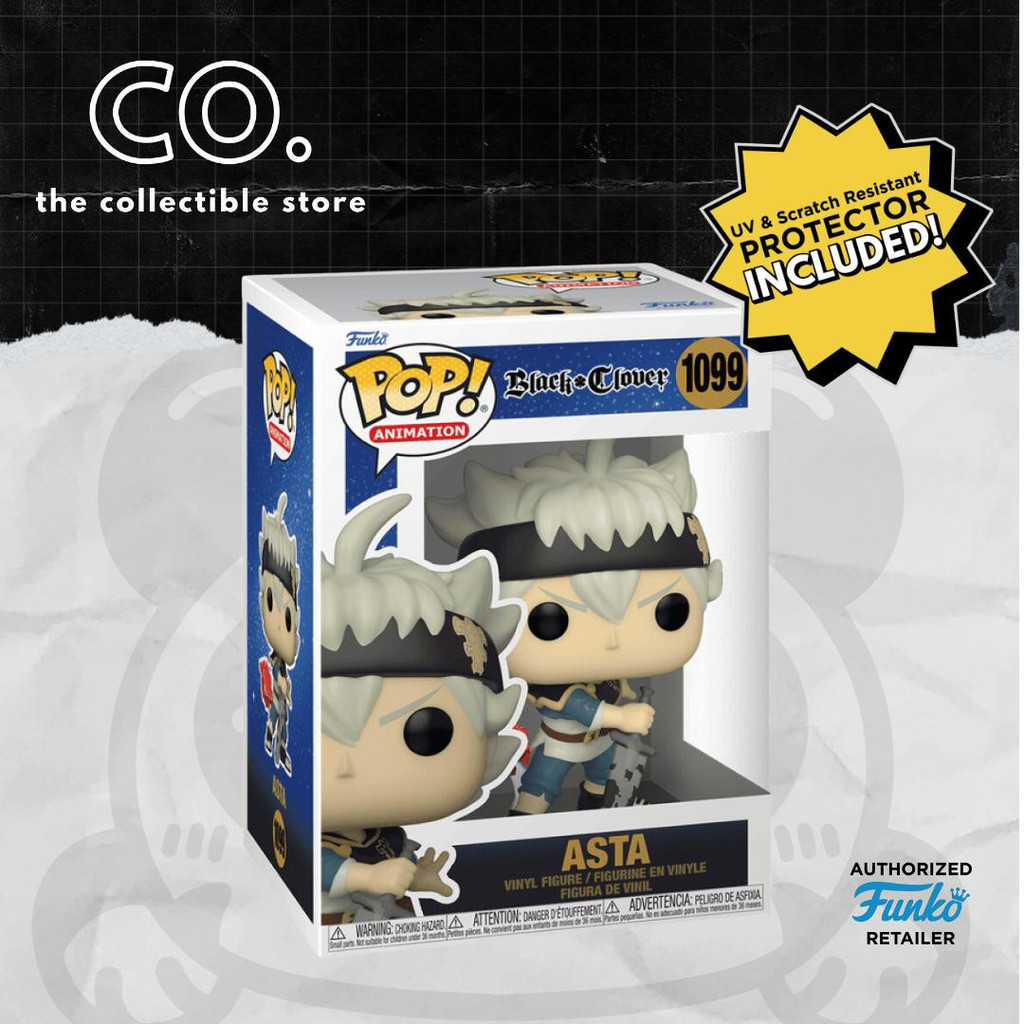 Funko Pop! Black Clover Asta #1099 with Protector | Shopee Philippines