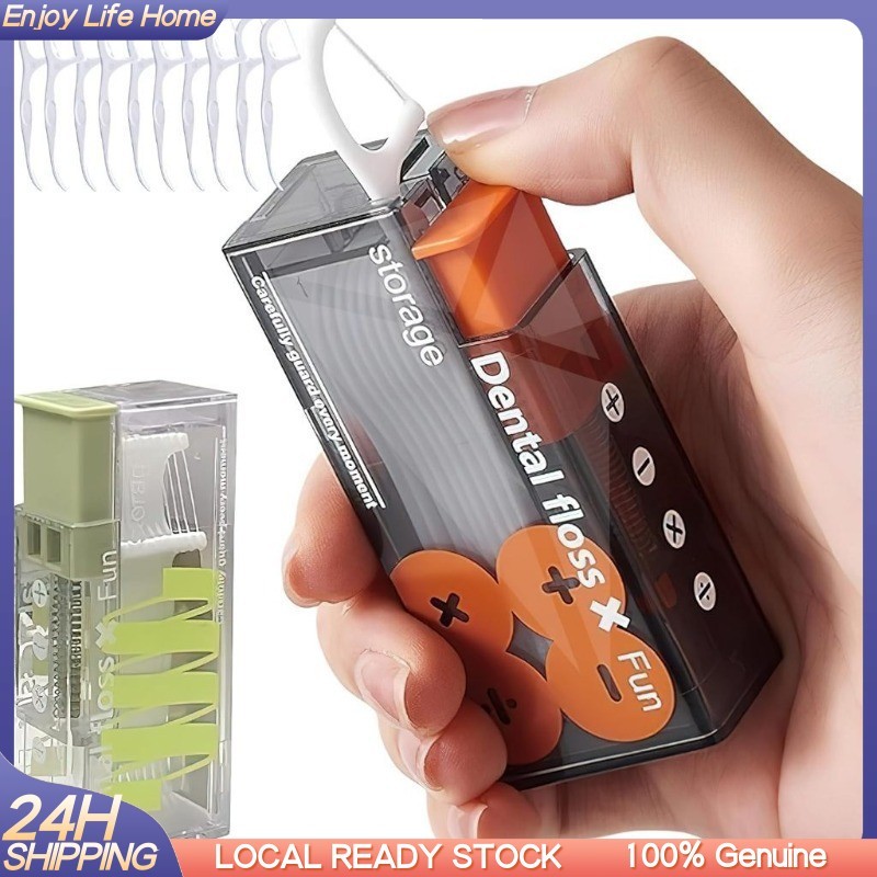 Portable Dental Floss Box Automatically Pops Out Dental Floss Storage ...