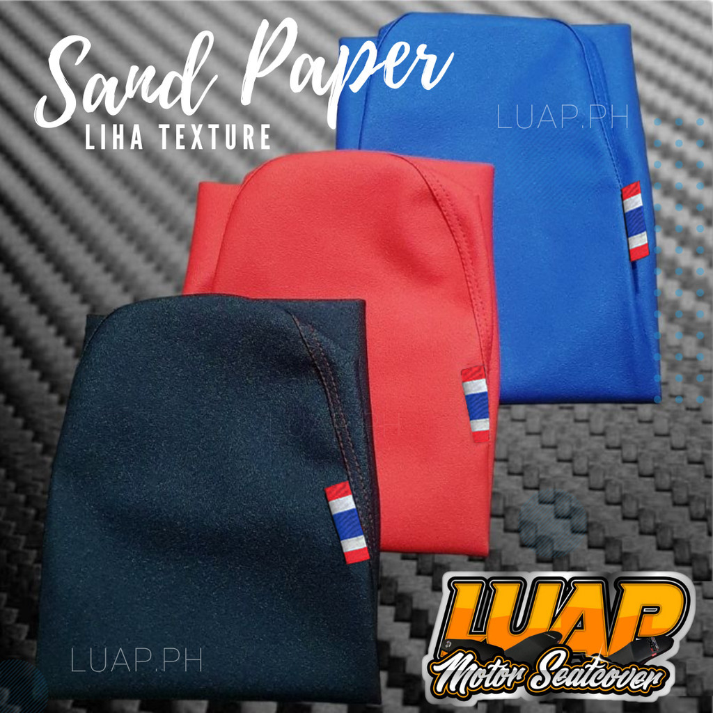 WALANG LOGO sandpaper NAkatahi SEATCOVER ( LIHA TEXTURE LEATHER ...