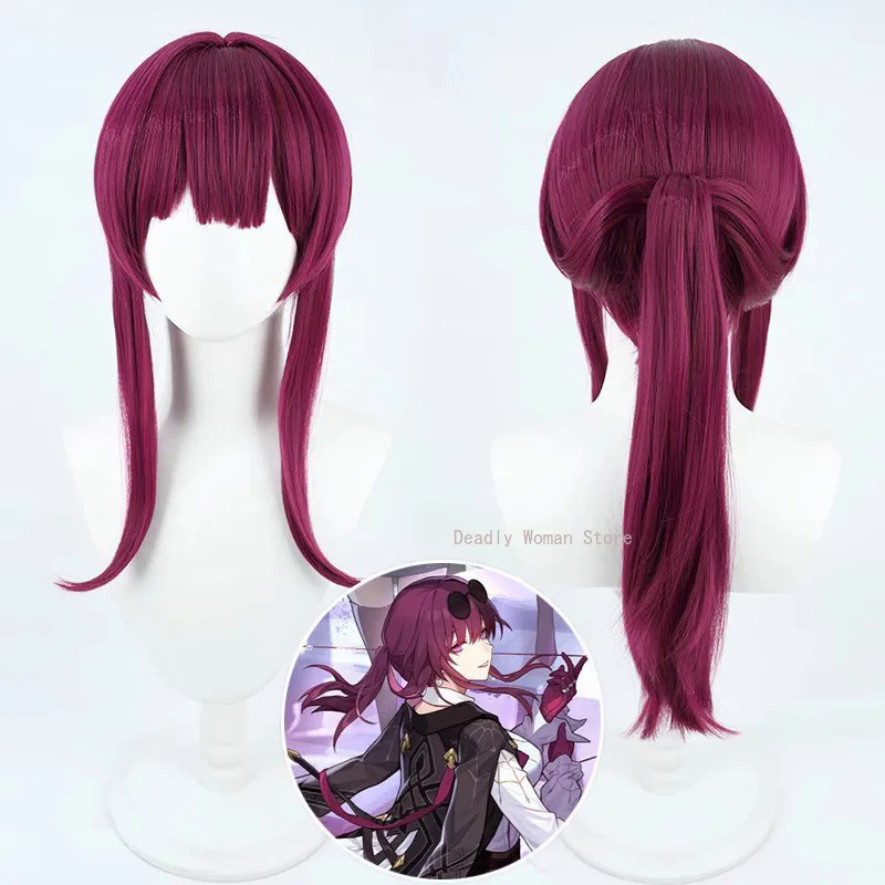 Anime Honkai Star Rail Kafka Cosplay Wig High Temperature Silk Rose ...