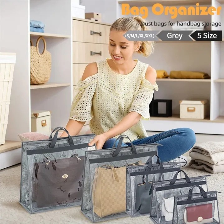 Transparent Dust Bag for Handbags Clear Handbag Storage Organizer Dust Cover Bag Shopee Philippines