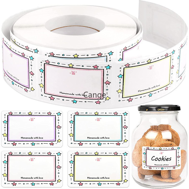 250pcs/reel blank label stickers DIY handwritten name classification ...