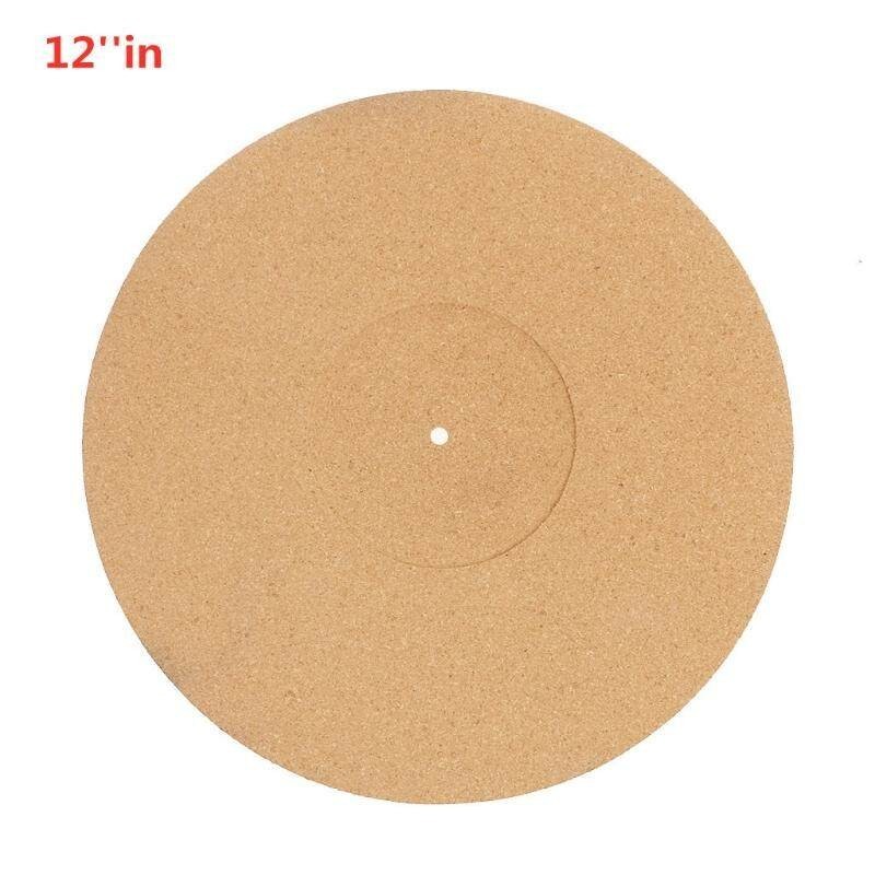 FF12 inch Cork Turntable Mat Audiophile AntiStatic AntiShake Slipmat LP Vinyl Record Shopee