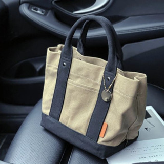 Layer Canvas Bag Multiple Compartments Versatile Simple Tote Bag For WomanBento Class Hand Bags Shopee Philippines