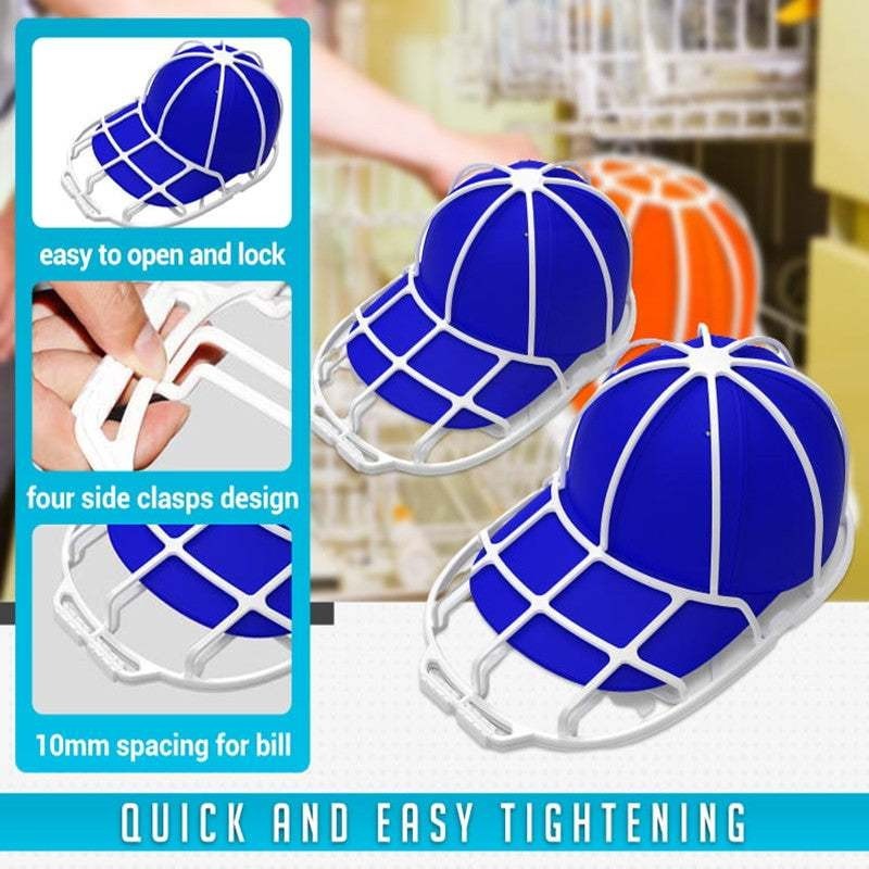 Hat rack for washing baseball caps online
