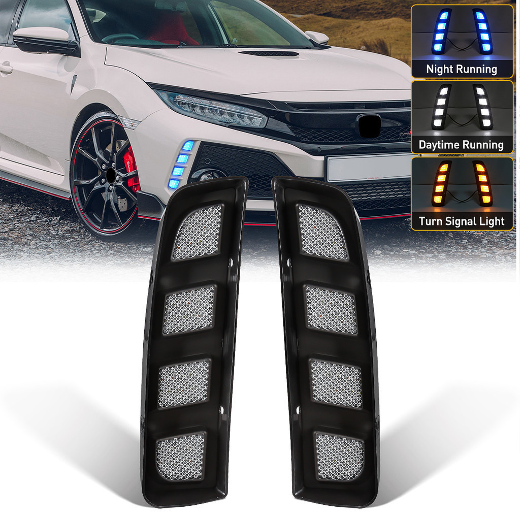 DRL For Honda Civic Type R 2018 2019 2020 2021 10th Generation LED ...