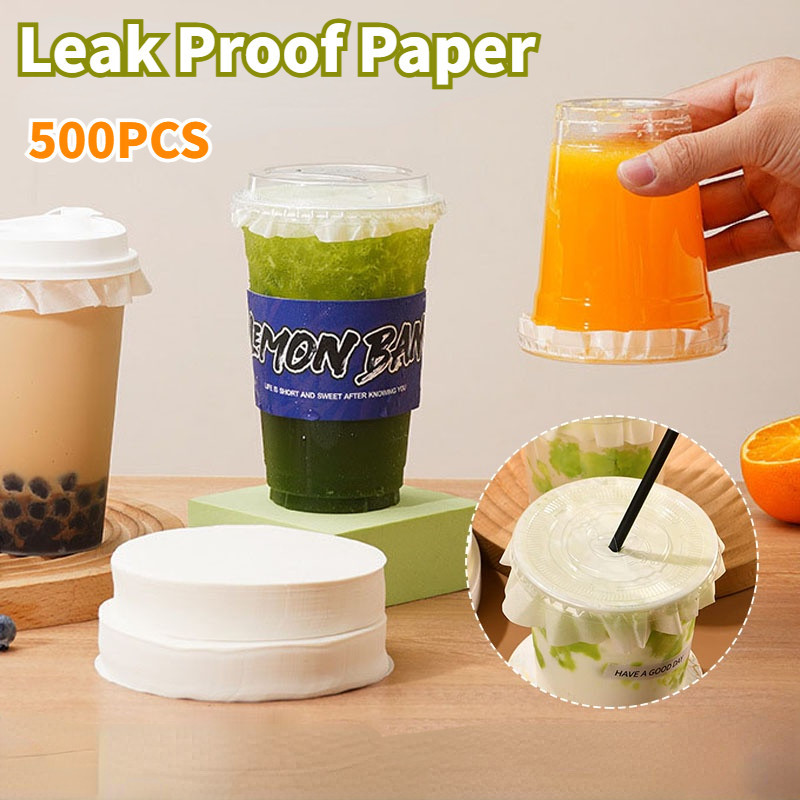 Spill Proof Leak Proof Paper 500pcs for Take Out Drinks Best for ...