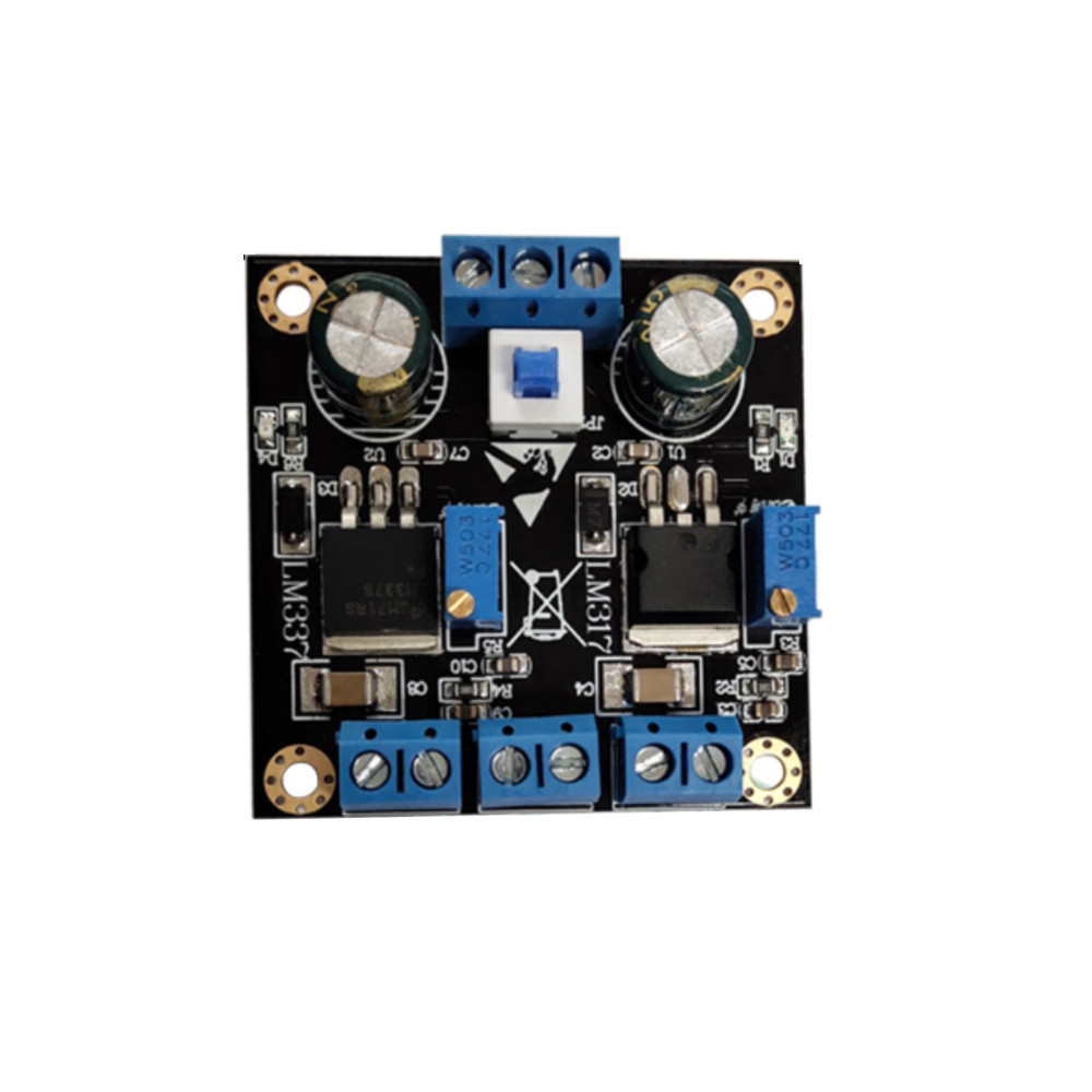 LM317 LM337 Positive/Negative Power Supply Linear DC Power Regulator ...