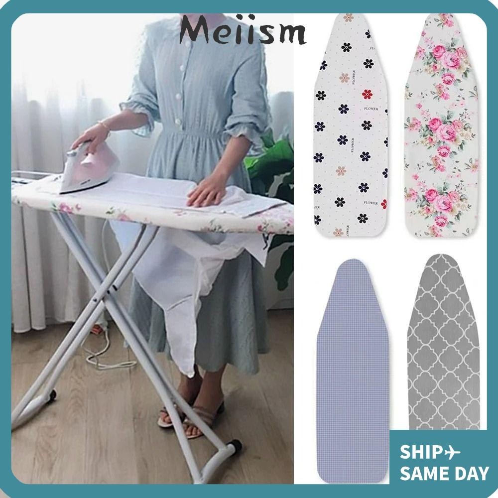 MEIISM Ironing Board Cloth, Durable Heavy Heat Resistant Ironing Board