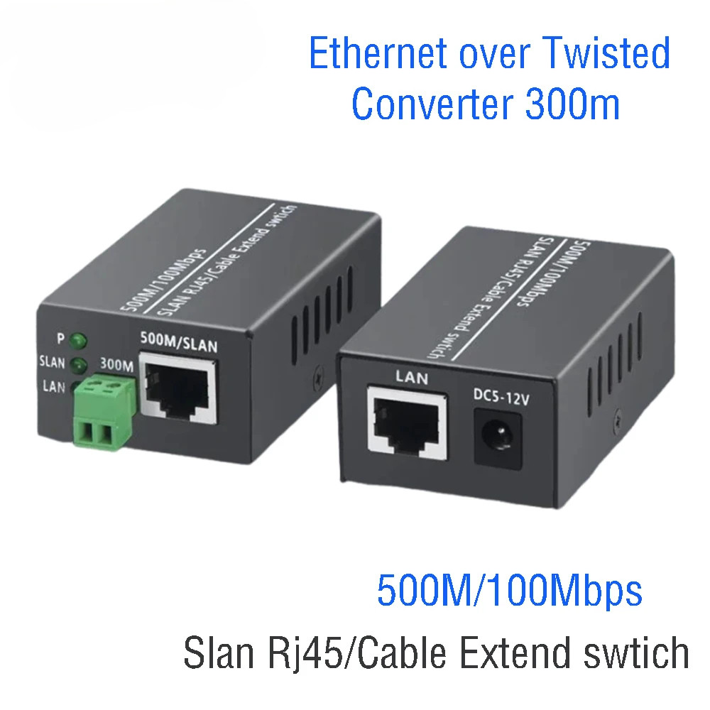 Ethernet over Twisted Pair Extender Media Converter 300m ,Ethernet Over ...