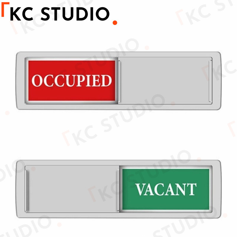 Occupied Sign for Home Restroom Conference Hotel Slide Door Sign ...