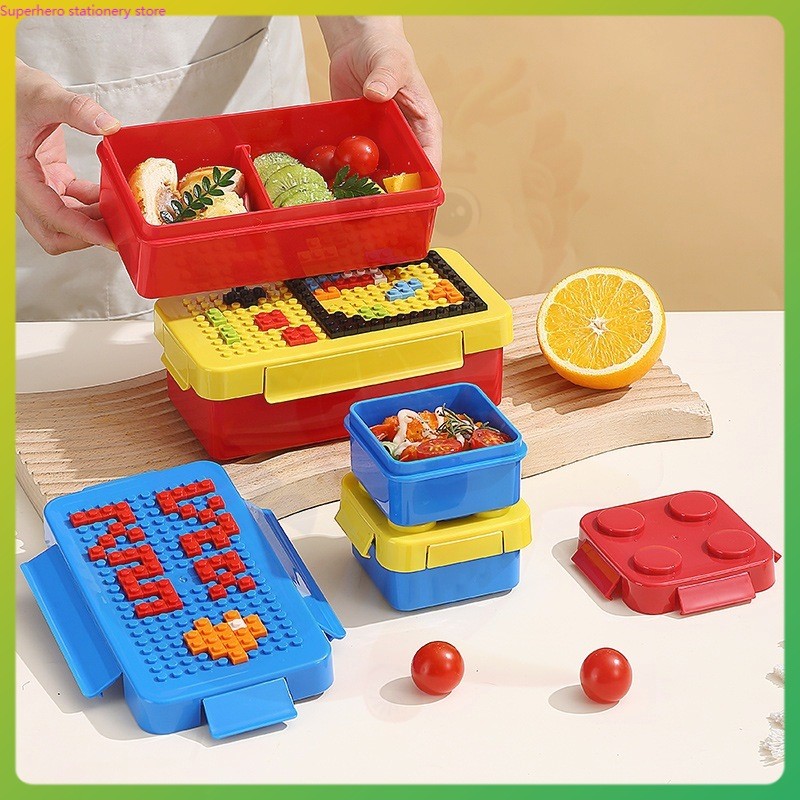 Creative and fun building blocks for students' lunch boxes lunch boxes ...