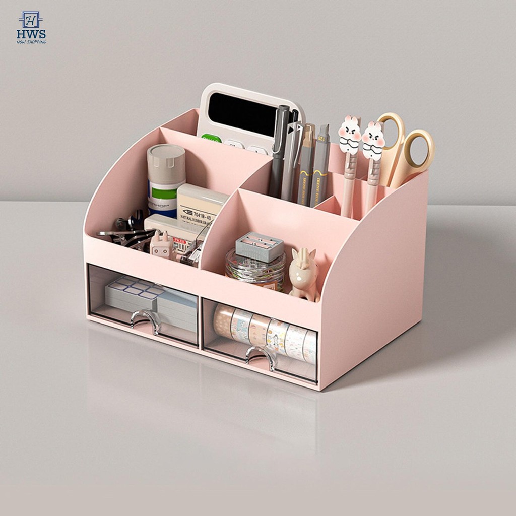 Desk Storage Organizer Drawers Practical Office Finishing Box Container ...