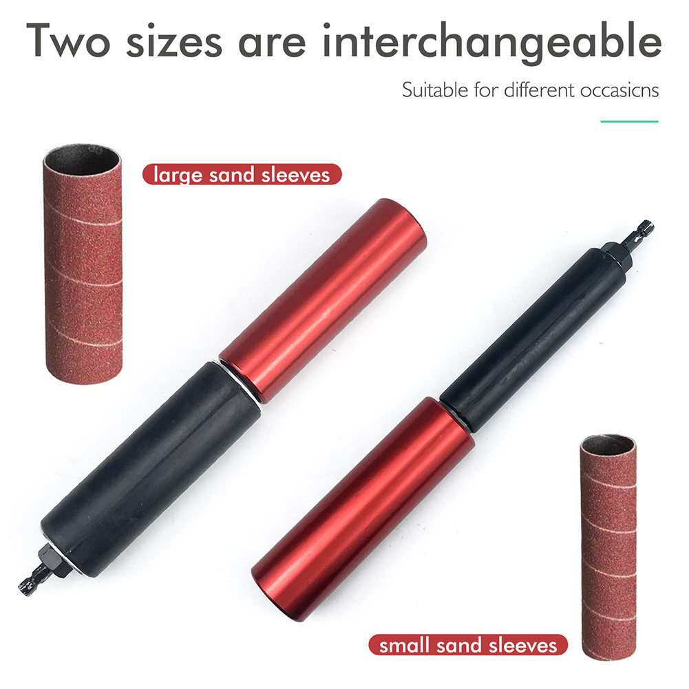 Sanding Rod Kit Reusable Portable Sanding Wood Metal Plastic Glass ...