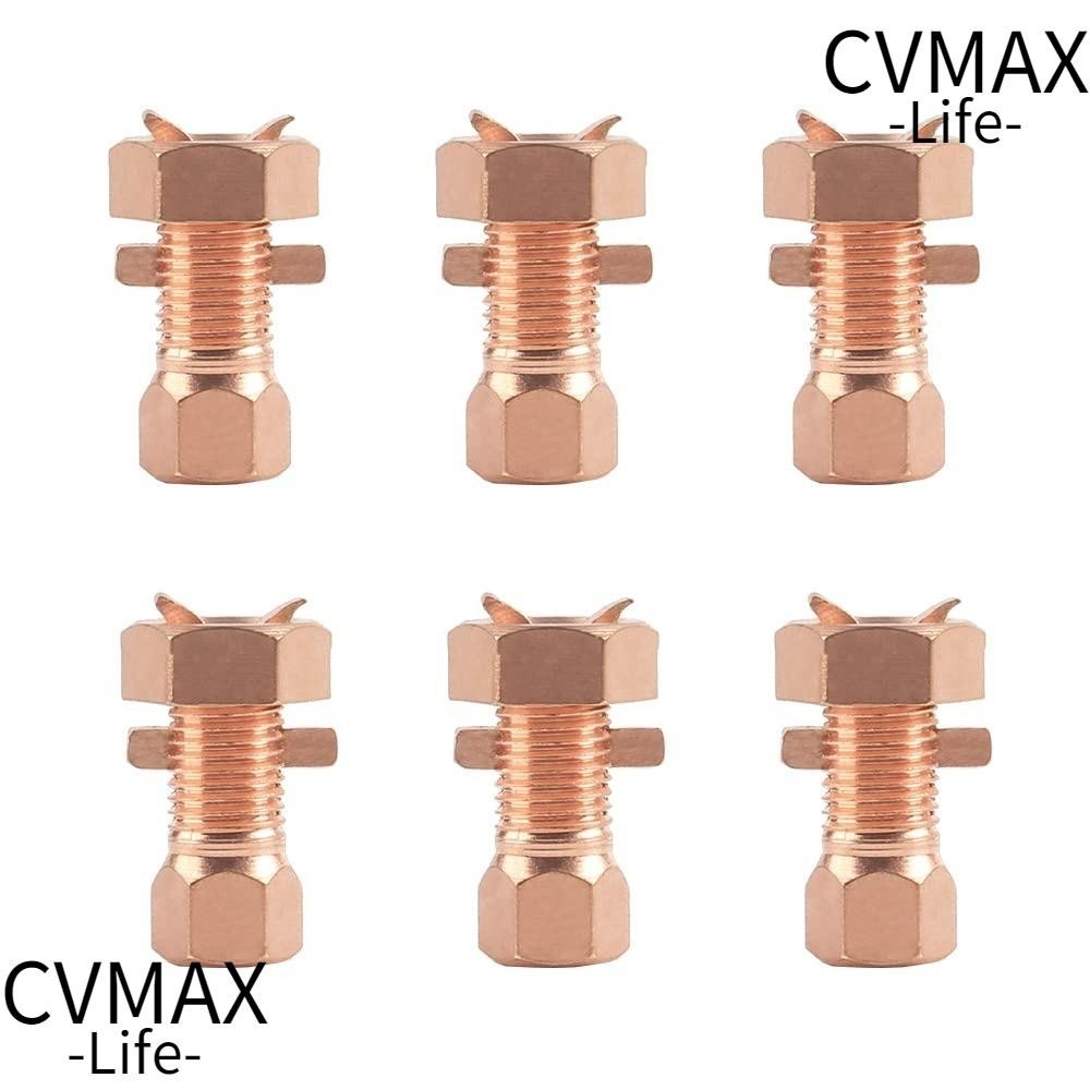 CMAX Split Bolt Connector, TJ-10 Yellow Copper Grounding Clamps ...