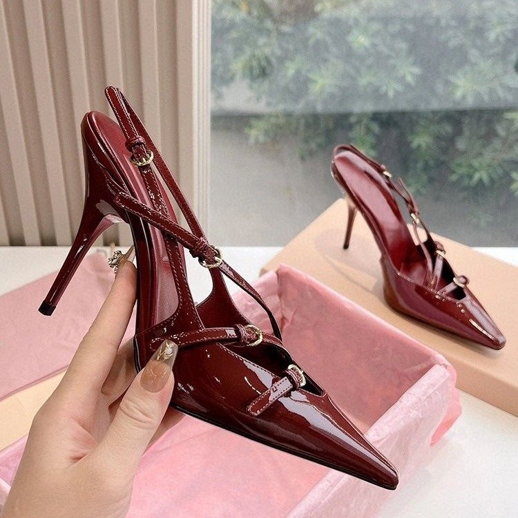 High Heel Women's Shoes Pointed Stiletto Heel Fashion Sandals 3439Code
