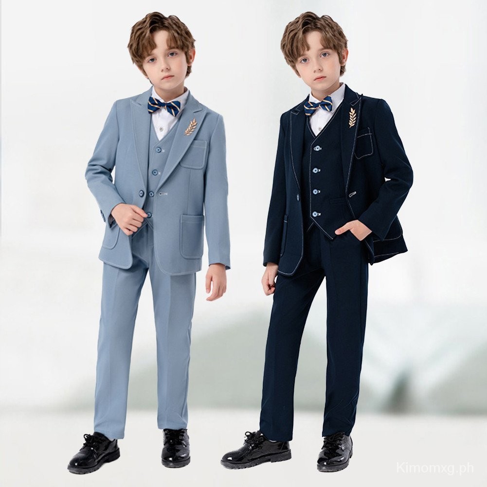 Classic Kids Boys Party Tuxedo Blazer Pants Suit main image 1