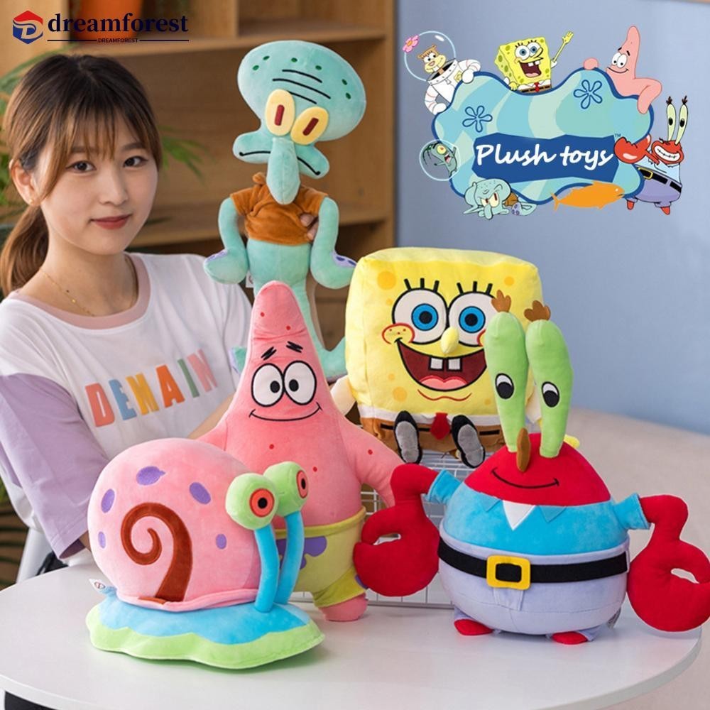 DREAMFOREST 40CM SpongeBob Plush Toy Doll Soft Stuffed Toy Children s Birthday Christmas Decoration Props Patrick Star Squidward B1U9 Shopee Philippines