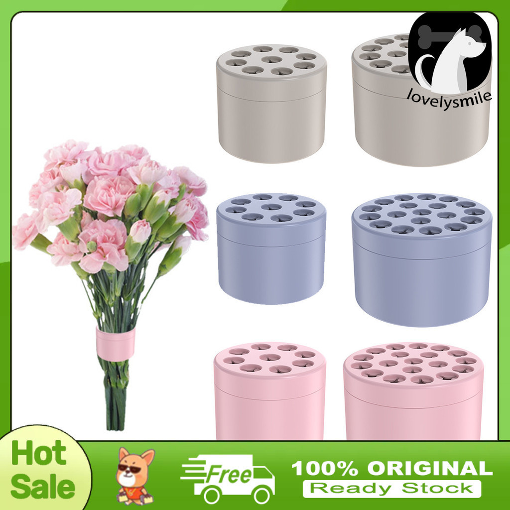 [COD]☀Silicone Spiral Stem Holder Vase Insert Flower Arranger Bouquet ...