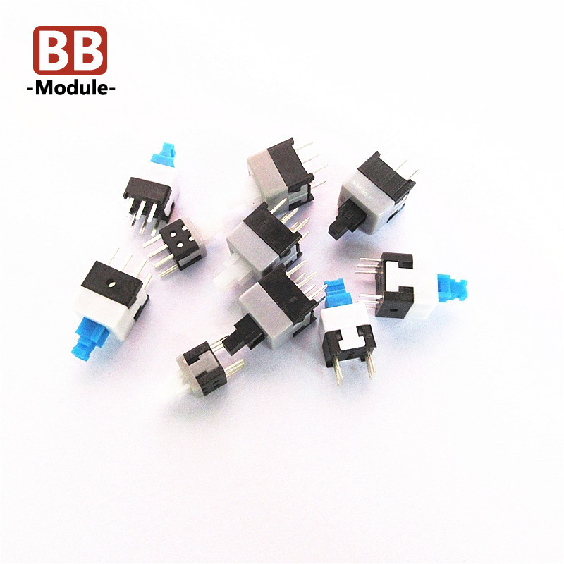 thumbnail image 2 of 6-Pin Mini Push Button Switch - 5.8mm Or 8.5mm Square, Self-Locking / Momentary 2 of 9