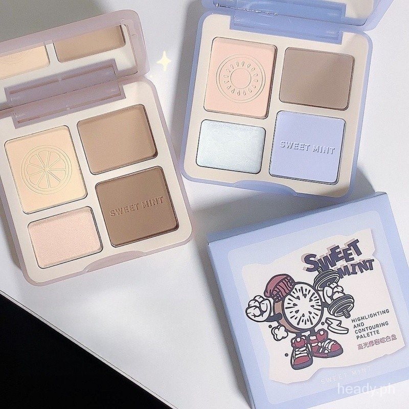 SWEET MINT Highlighting And Contouring All-In-One Palette That Can ...