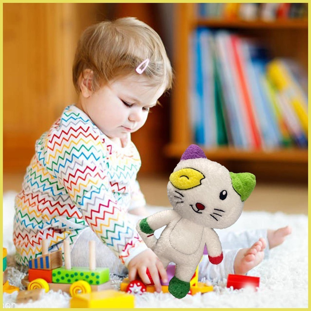 Stuffed Cat Plush Stuffed Plushie With Color Matching Design Stuffed ...