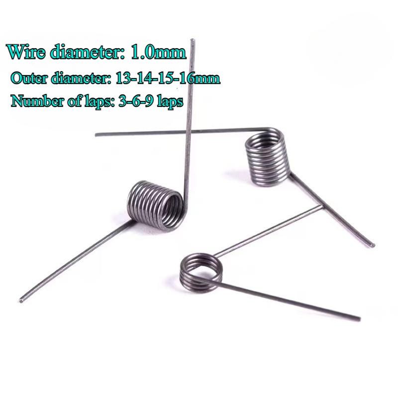 Lot De 10 Ressorts De Torsion En V - Acier 65Mn, Fil 1.2mm - Angles 60/90/120/180° - Pour Mécanisme, Bricolage