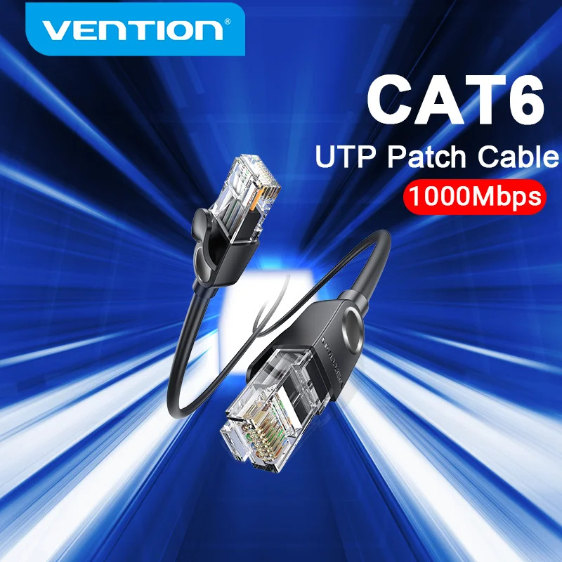 Vention Cat6 Ethernet Cable 1000Mbps UTP RJ45 Network Patch Cord for PC ...