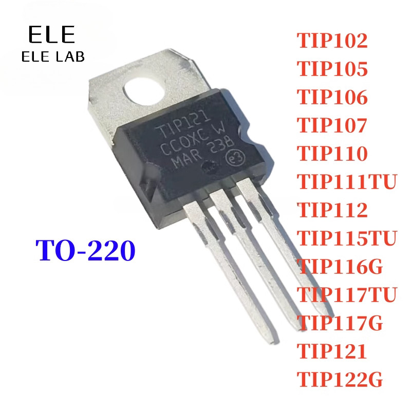 5/2Pcs Original TIP102 TIP105 TIP106 TIP107 TIP110 TIP111TU TIP112 ...