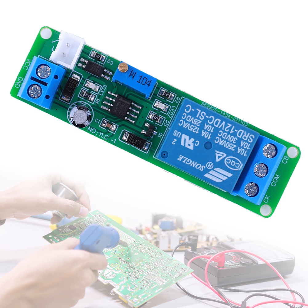DC 12V Adjustable Turn OFF Relay Module 1-10sec Delay Switch for Smart ...