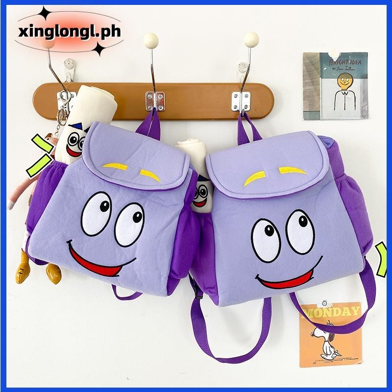 Cute Dora the Explorer Nylon Backpack Preschool Bag & Map Plush Doll ...
