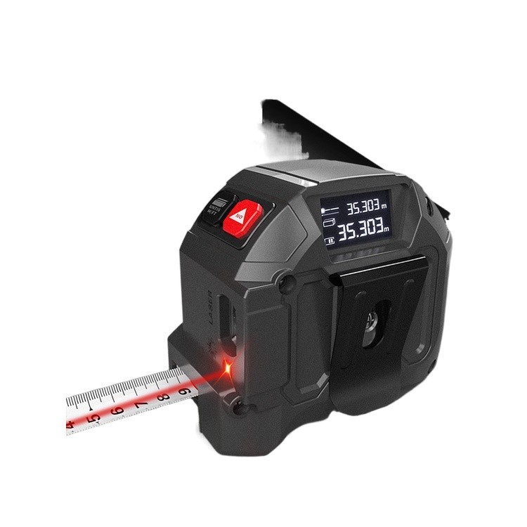 Laser tape measure infrared rangefinder electronic measuring ruler ...
