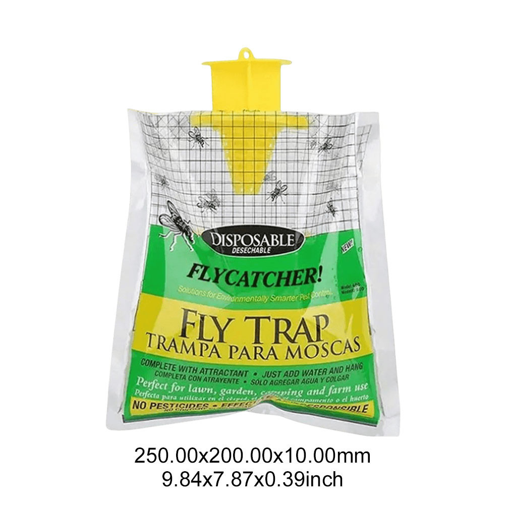 Hanging Fly Trap Bag Disposable Fly Catcher Bag Fly Insect Killer for ...