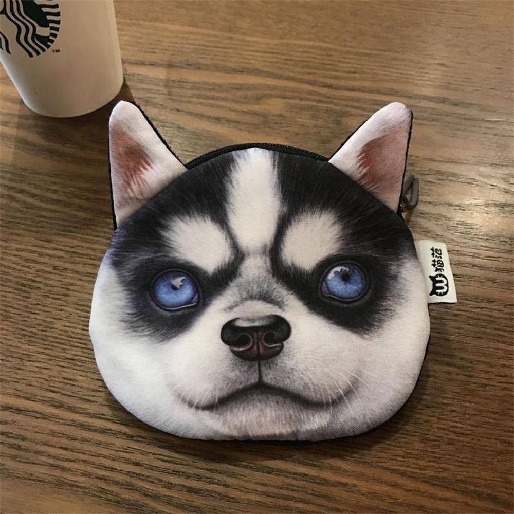 Gay Coin Puse Wallet Cute Catoon Pug Dog Design Women Gil