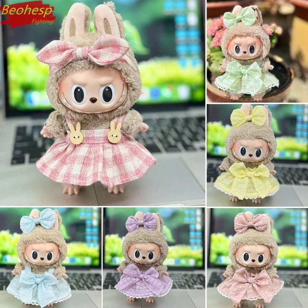 BEOHESP Labubu Doll Clothes, Labubu Time To Chill Filled Doll Cos Dress ...