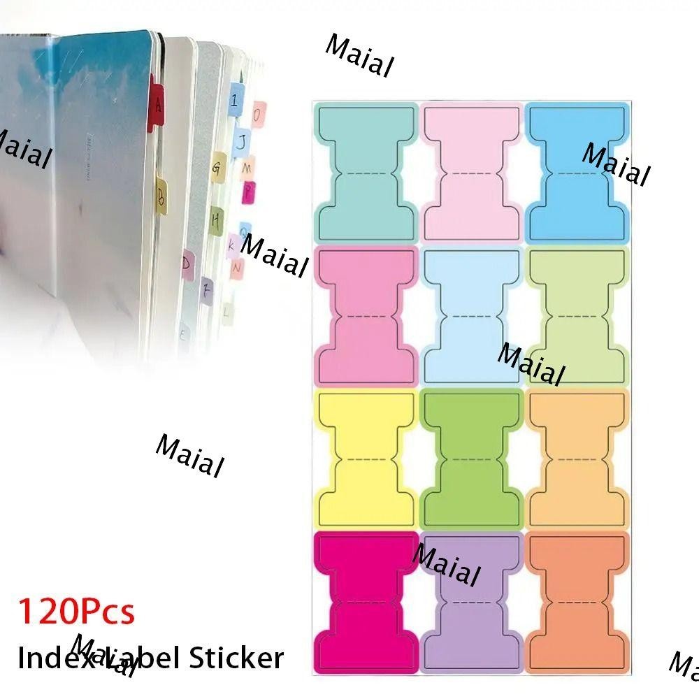 MAIAL 60/120Pcs Index Label Sticker, Office Stationery Personalized ...