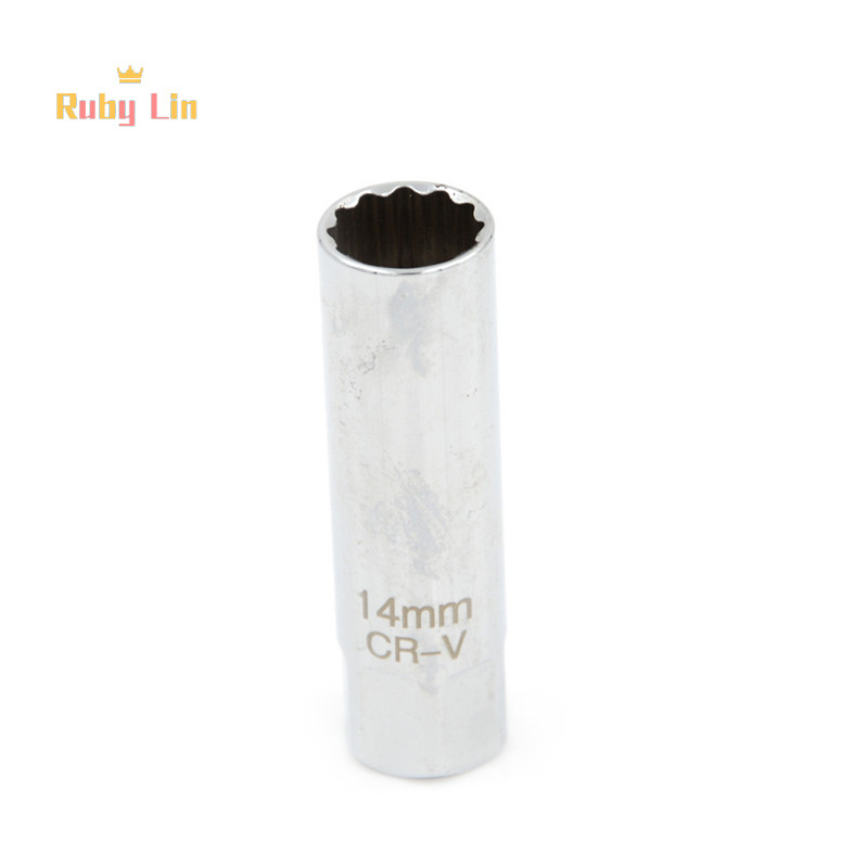 Ruby Lin 14mm 12 point Metal Spark plug socket Installation Wrench Tool ...