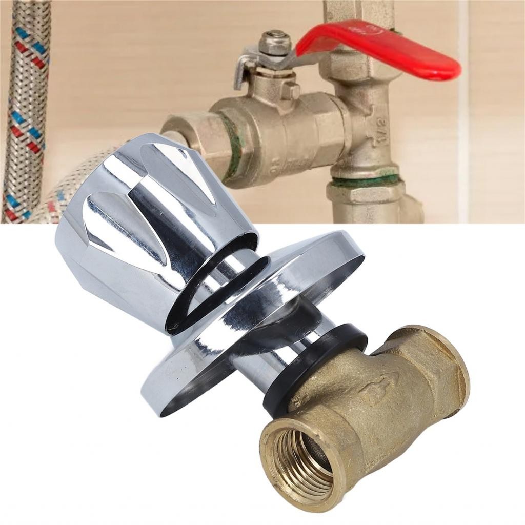 Ooidshop Brass Water Valve Pressure Resistant Flow Control Long Service ...