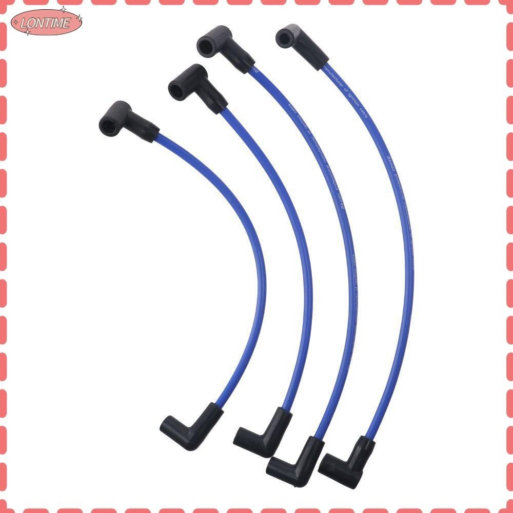 LONTIME STORE 4Pcs Spark Plug Wire Kits, 928092 Silicone Wire Kits