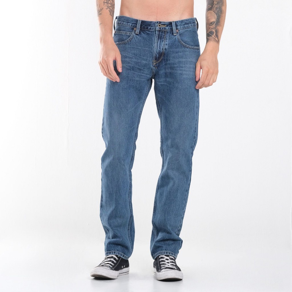 2000'S Carhartt Traditional Fit Tapered Denim Pants, Men's Size 34 cotton blue type Vintage Second Hand