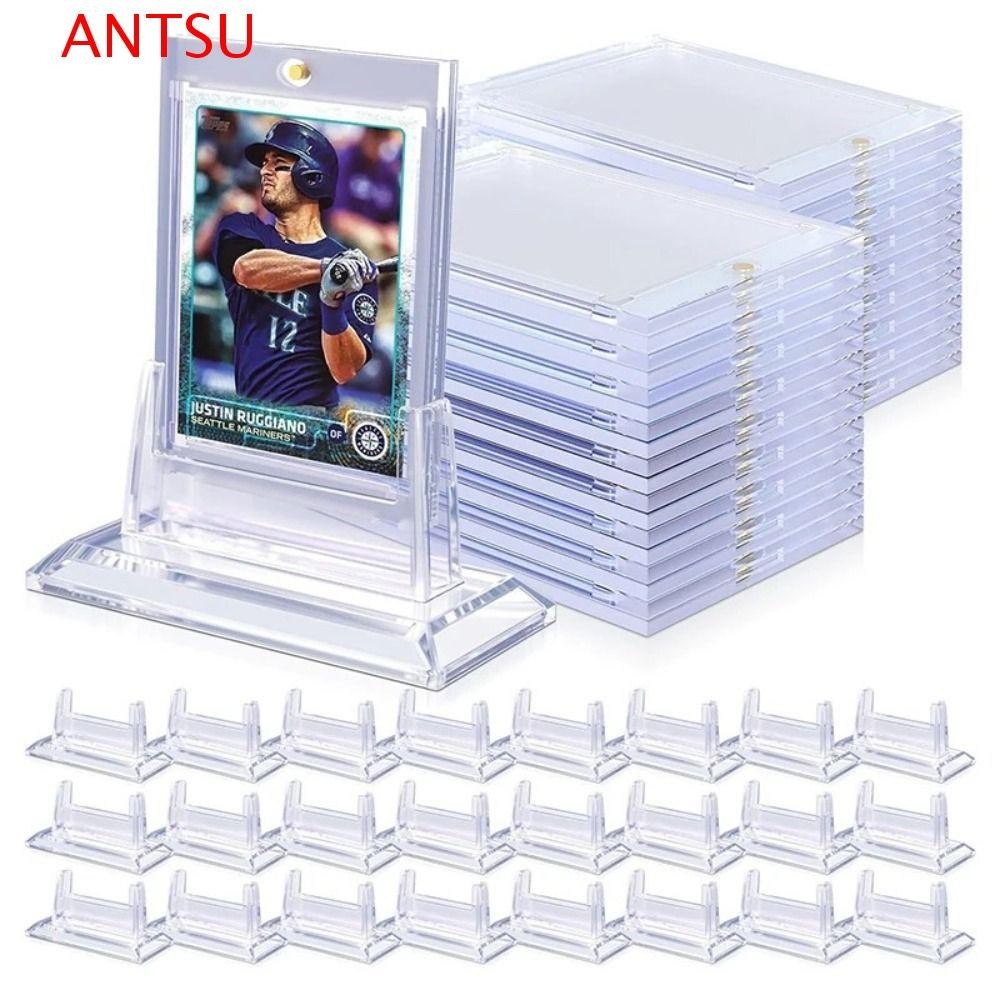 ANTSU Magnetic Card Holder, 35PT Hard Plastic Sports Star Cards Case ...