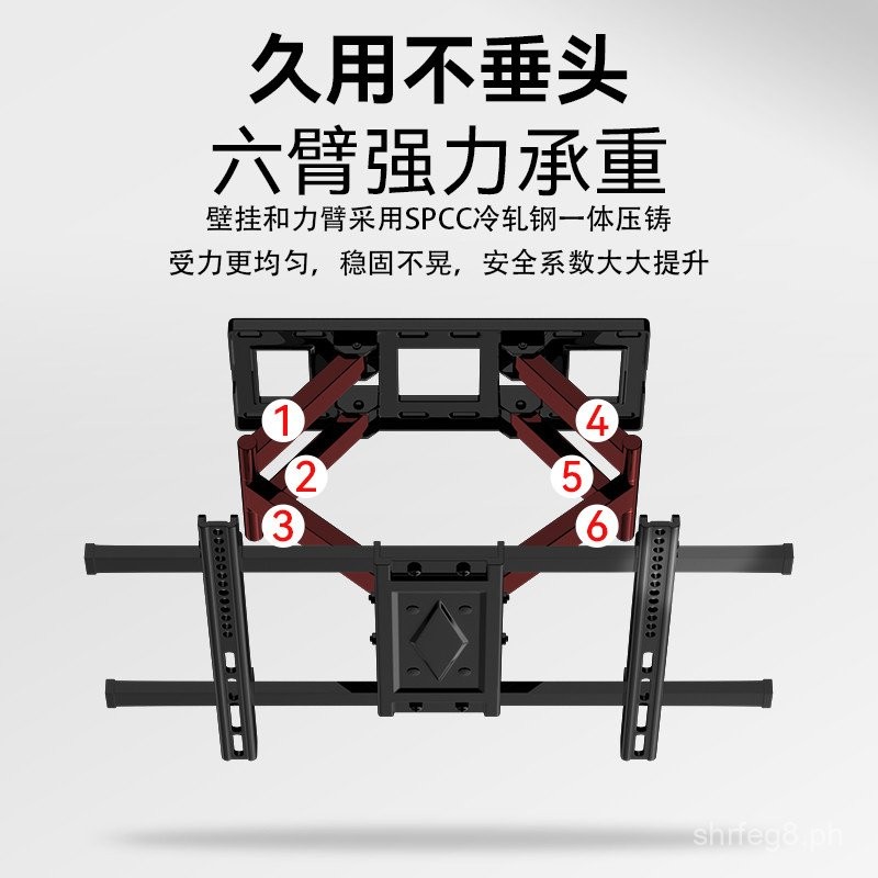 Ultra-Thin TV Rack Telescopic Rotating Xiaomi Hisense Skyworth65 ...