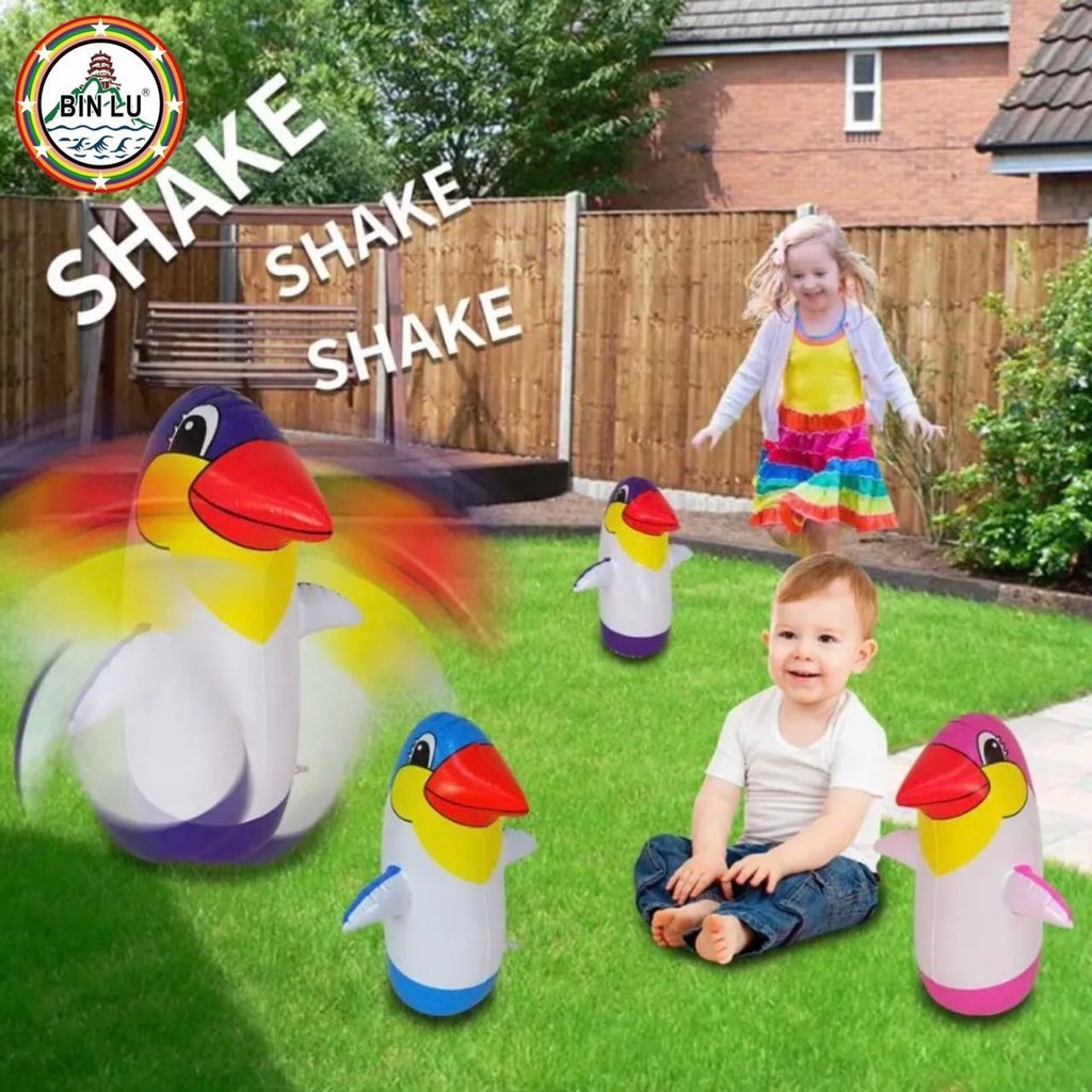Inflatable Punching Penguin Inflable Punching Toy Animal Balloon ...