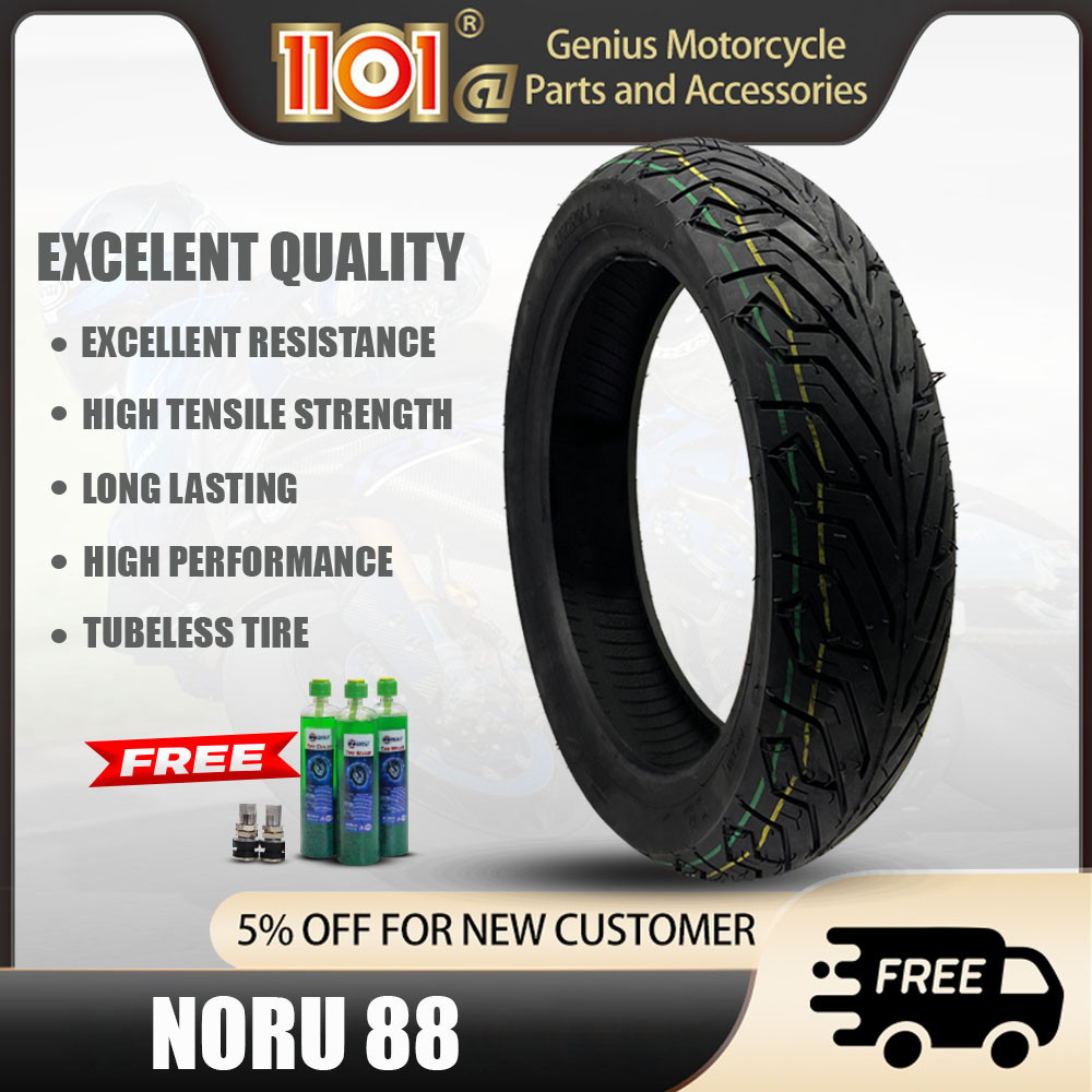 NORU TIRE 88 Motorcycle Tubeless tire for NMAX AEROX PCX CLICK ADV BEAT ...