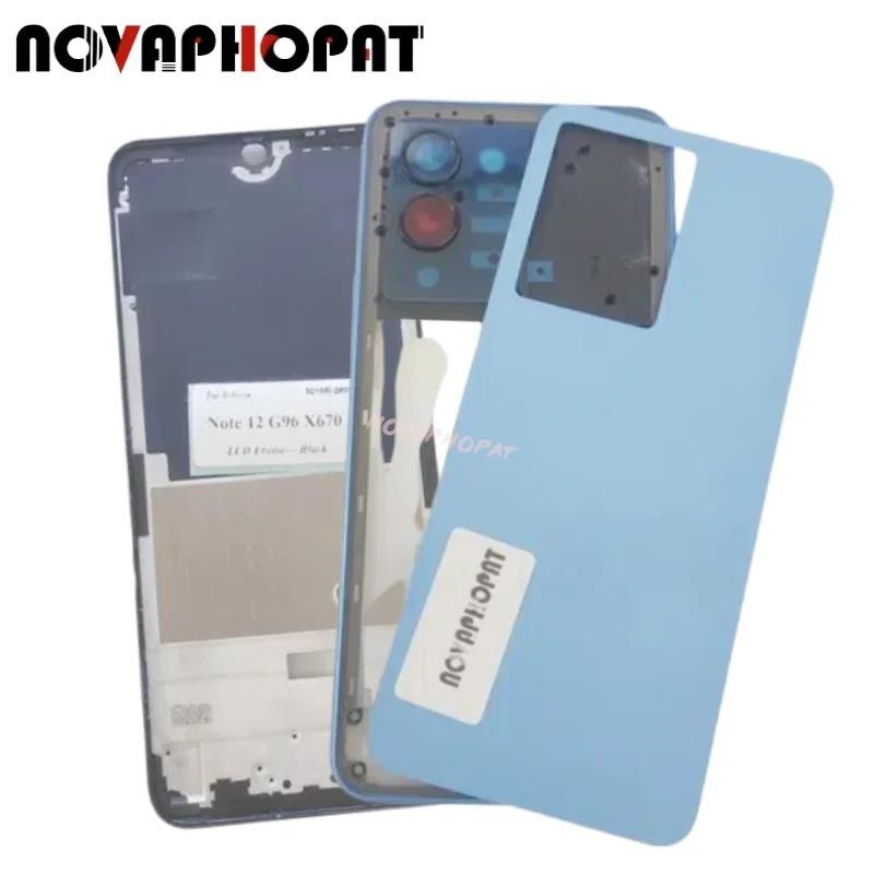 LCD Faceplate Frame Middle Bezel For Infinix Note 12 G96 X670 Battery ...