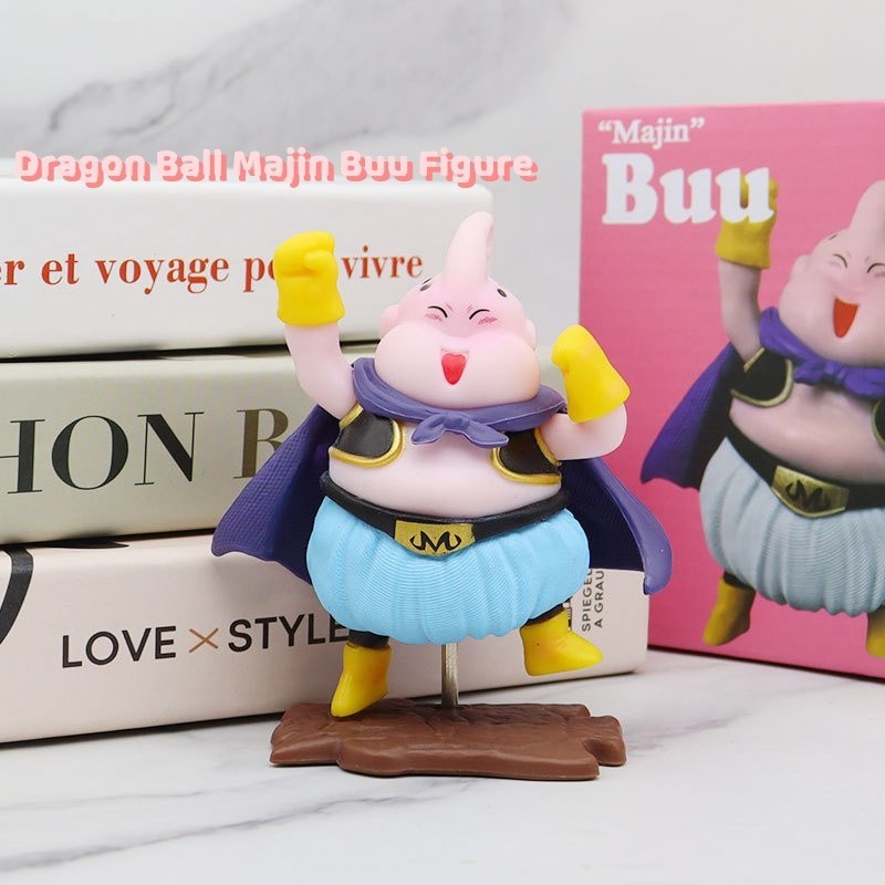 Dragon Ball Majin Buu Figure Adorable Majin Buu Anime Doll Desk Decor ...