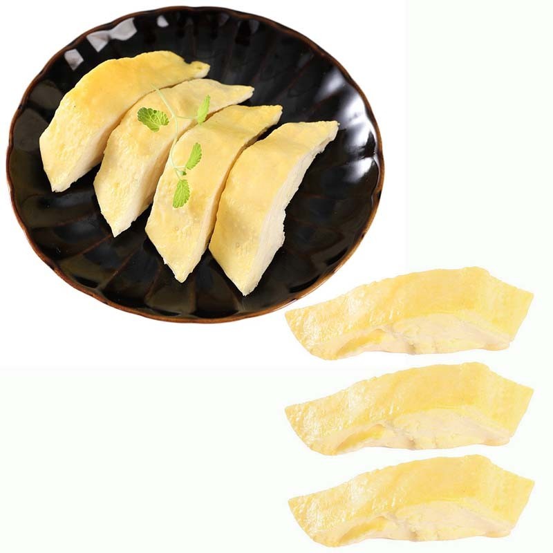 4 Pcs Simulation Sliced Cold Chicken Artificial Chinese Food Salt Baked ...