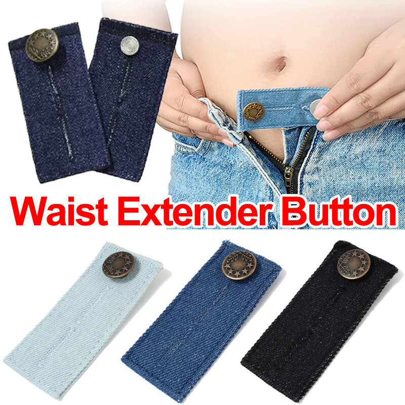 Waistband Expander Jeans Waist Extension Snap Adjustable Clothes