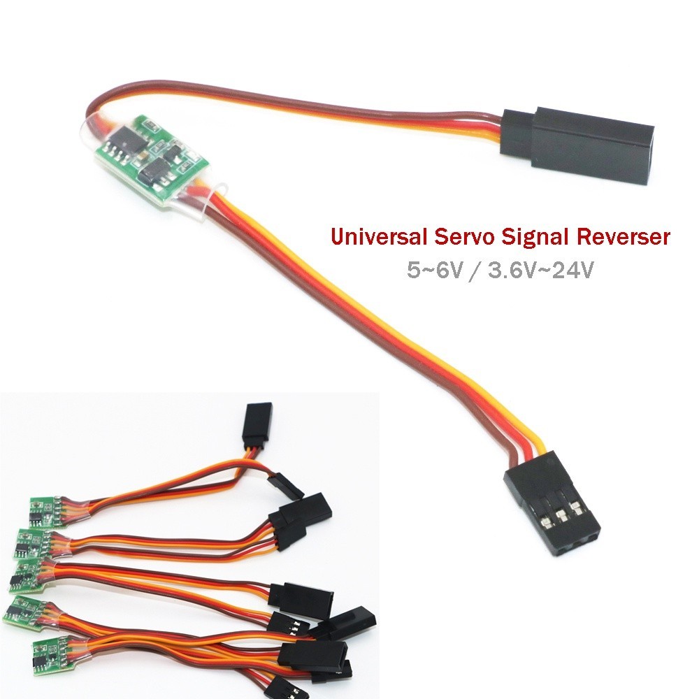 RQ+1UCU 5pcs/lot Universal 5~6V / 3.6V~24V Servo Signal Reverser For Rc ...